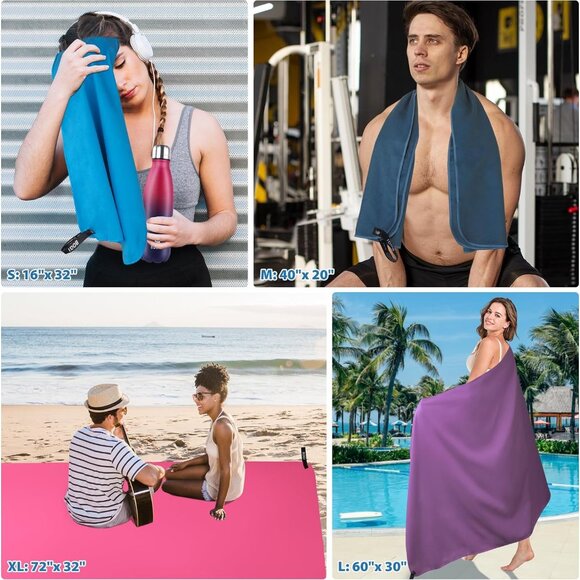 BOGI Microfiber Travel Sports Towel - Picture 7 of 8